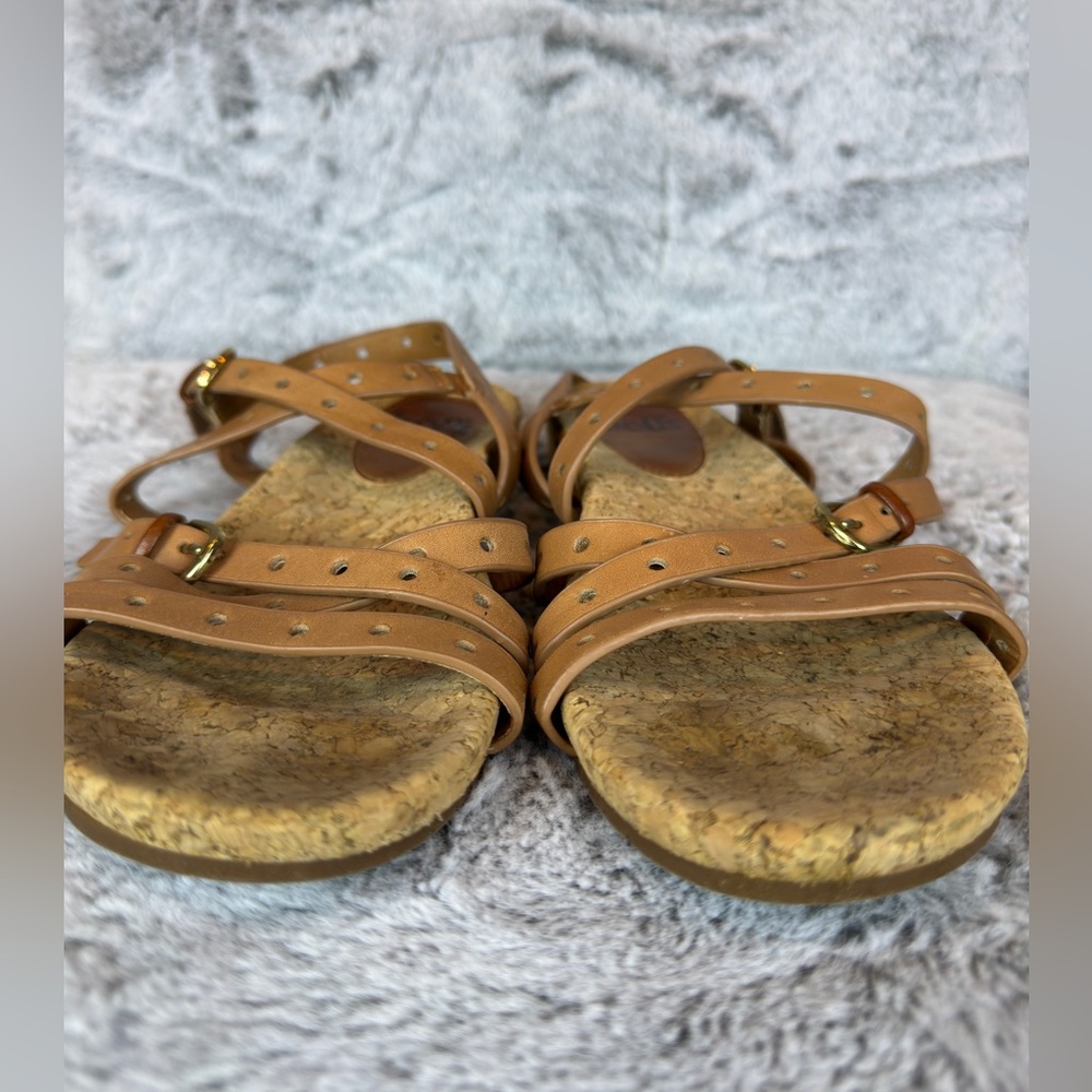 Sofft Womens Malana Leather Strap Comfort Flat Sandals- Sz 8.5 - Picture 4 of 9